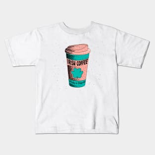 Irish Coffee Travel Mug Kids T-Shirt